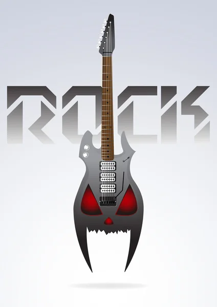 Векторний рок-гітарний фон — стоковий вектор