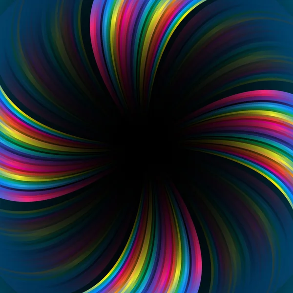 Rainbow színes háttérrel — Stock Vector