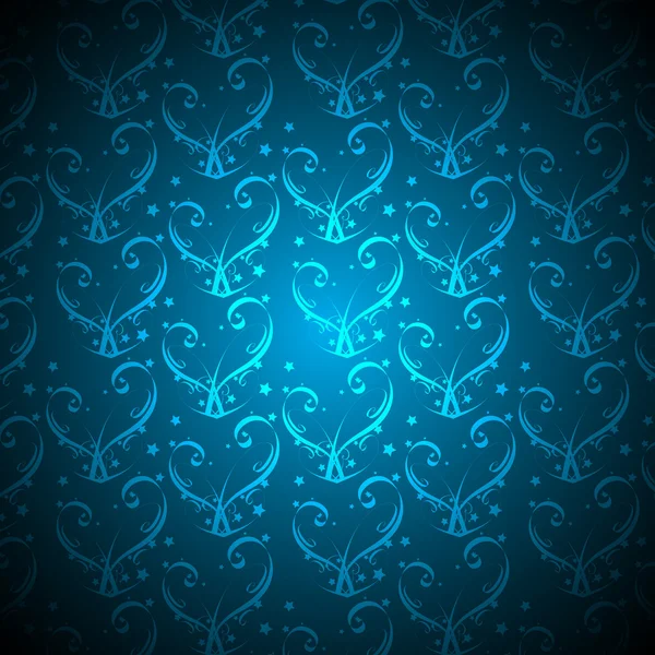 Blaues Muster — Stockvektor