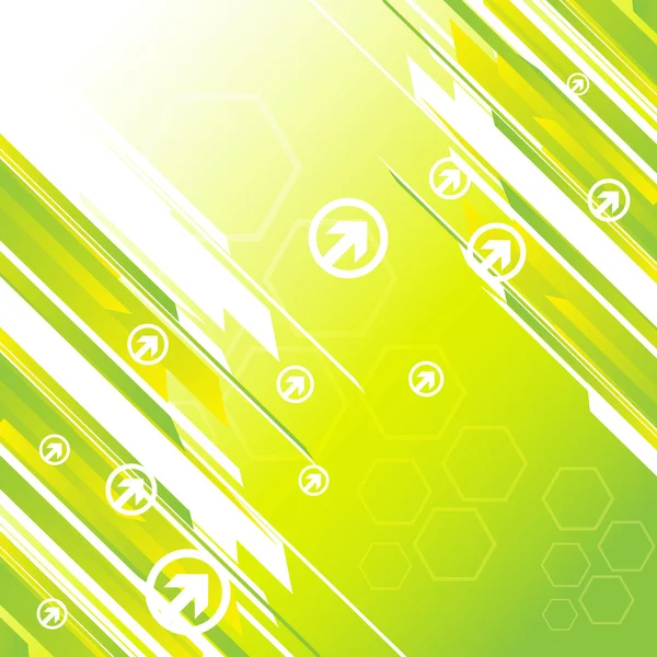 Hi-tech fond vert — Image vectorielle