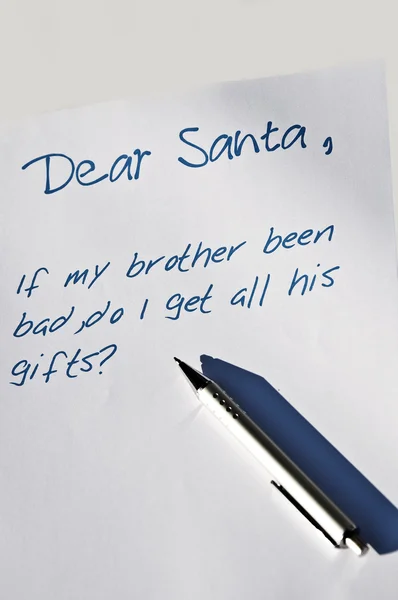 Dear Santa letter — Stock Photo, Image