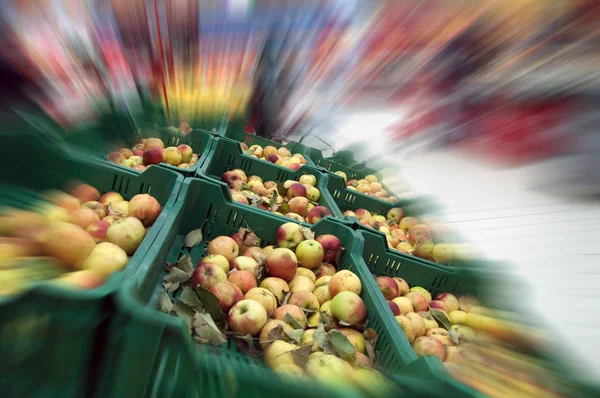 Яблоки крупного плана — стоковое фото