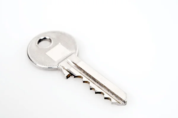 Απομονωμένες Κλειδί Άσπρο Φόντο — Φωτογραφία Αρχείου