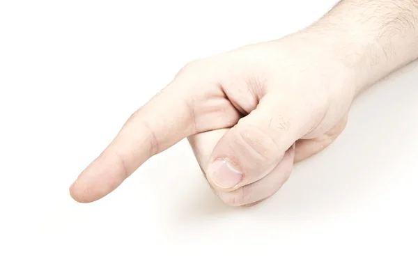 Apontar o dedo — Fotografia de Stock