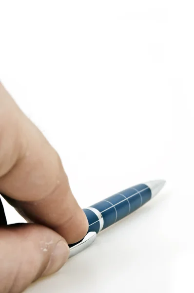 Geïsoleerde Pen Witte Achtergrond — Stockfoto
