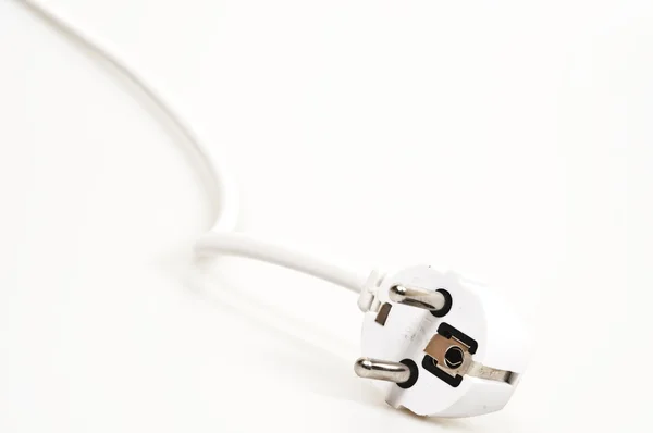 Conector de cable blanco — Foto de Stock