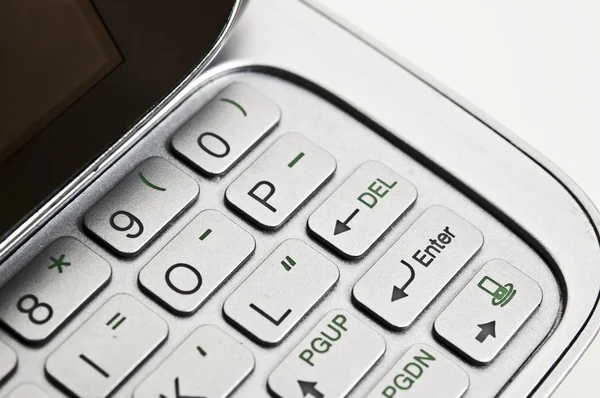 Telefon Izolowany Białym Tle — Zdjęcie stockowe