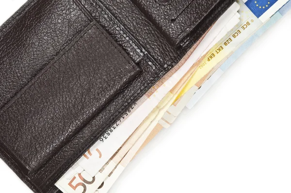 Wallet Open Full Banknotes — Stock Photo, Image