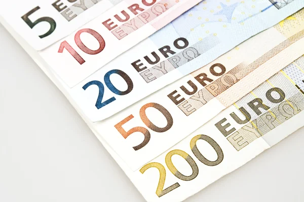 Close Euro Banknotes — Stock Photo, Image