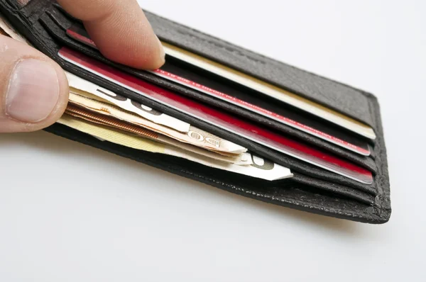 Plånbok öppen — Stockfoto