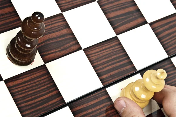 Šachový stolek — Stock fotografie