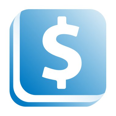 Dollar icon clipart