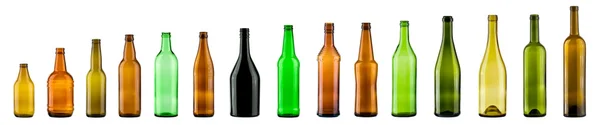 Botellas de color — Foto de Stock