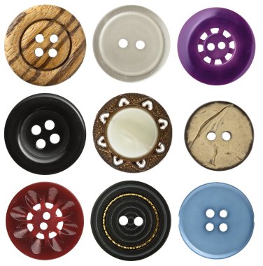 Sewing buttons clipart