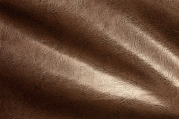 Brown Leather Background Closeup — Stock Photo, Image