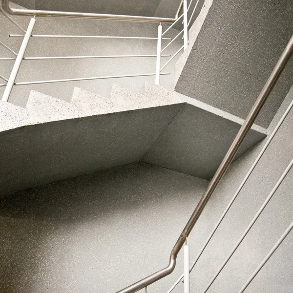 Αφηρημένη Σύνθεση Του Σκάλα Άδειο Σύγχρονο Κτίριο — Φωτογραφία Αρχείου