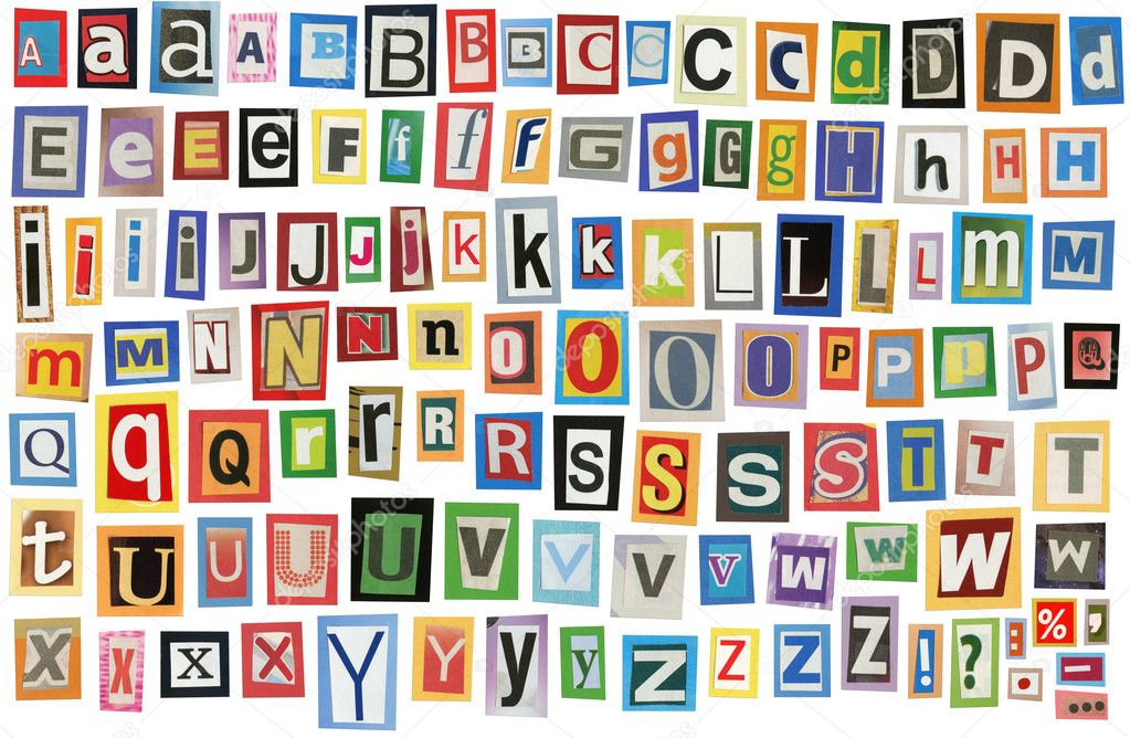 Magazine Letters Pictures Magazine Letters Stock Photos Images Depositphotos