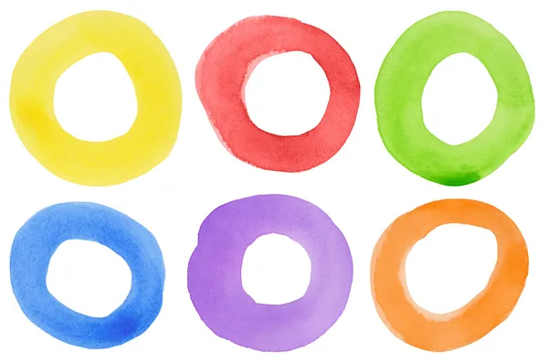 Watercolor circles — Stock Photo, Image
