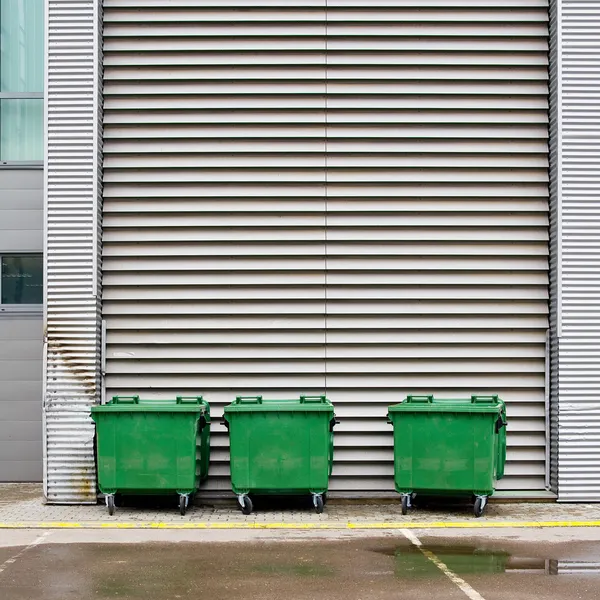 쓰레기 수거통 — 스톡 사진