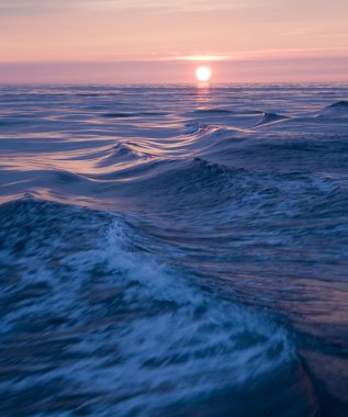 east coast Kanada kapalı Atlantik Okyanusu günbatımı