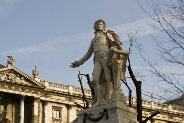 Mozart Statue clipart