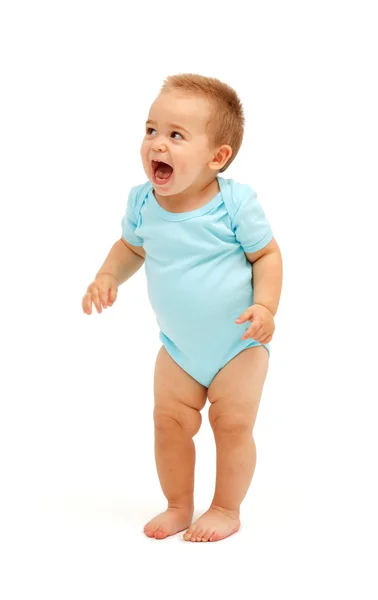 Vrolijke baby opzoeken — Stockfoto