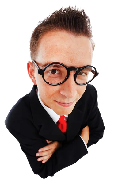 Top view of a business man — Stock Photo, Image