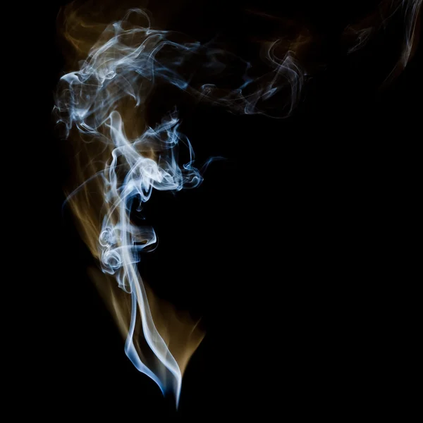 A figura abstrata da fumaça — Fotografia de Stock