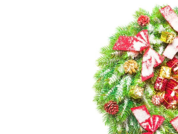 Groene takken van een kerstboom — Stockfoto