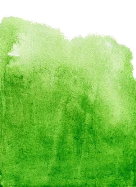 Абстрактний зелений акварельний фон — стокове фото