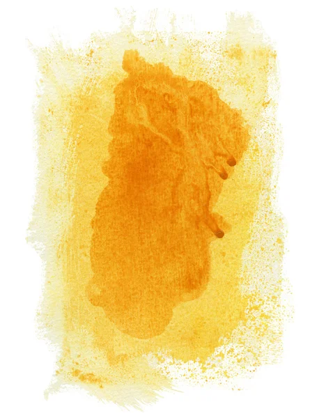 Elvont sárga akvarell háttér — Stock Fotó