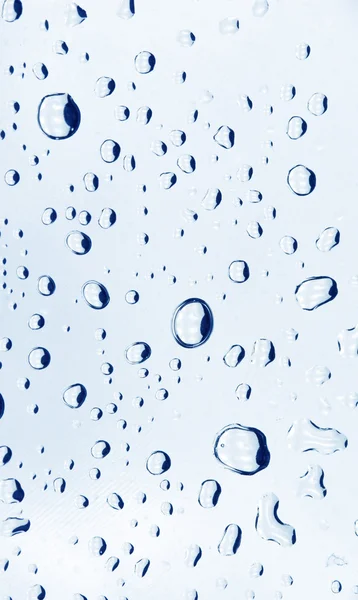 금속 표면에 물방울 — 스톡 사진