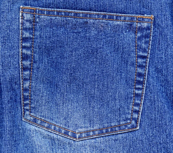 Jeans ficka, — Stockfoto