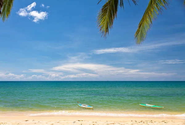 Zand strand in phu quoc, vietnam — Stockfoto