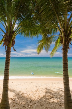 avuç içi ve phu quoc duong dong, vietnam yakın Kano ile kum plaj