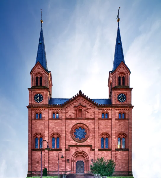 Kerk in pfalz, Duitsland — Stockfoto
