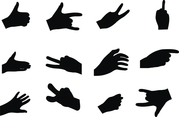Jeu de mains — Image vectorielle