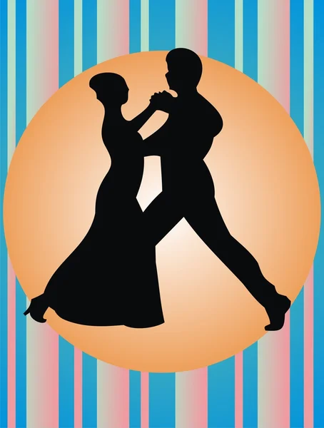 Парного танцю — стоковий вектор