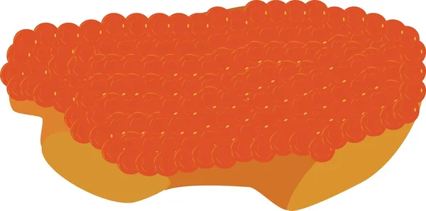 Roter Kaviar Stockvektor