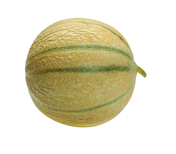 Melon Cantaloupe Isolated White — Stock Photo, Image