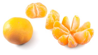 Three mandarins clipart