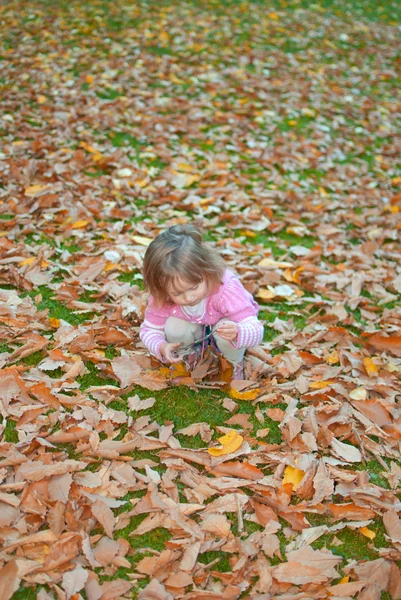 Dziewczynka w parku #2 — Zdjęcie stockowe