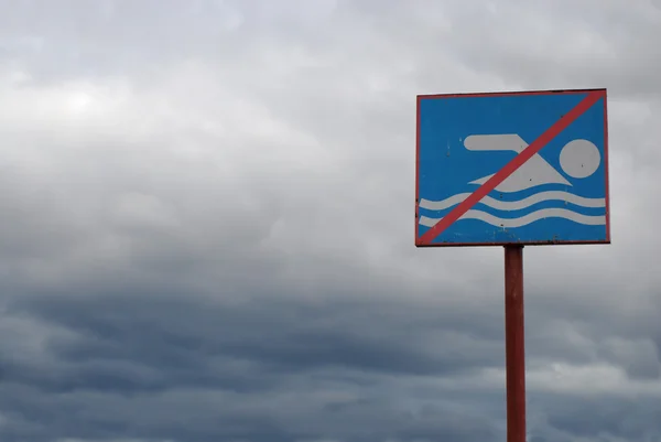 stock image No swimming sign