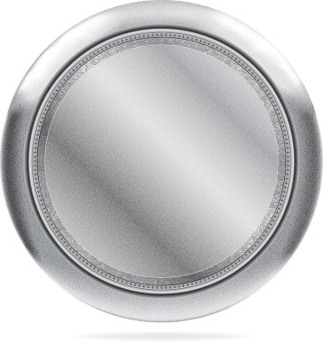 Steel button base #2 with texture | Vector.ai clipart