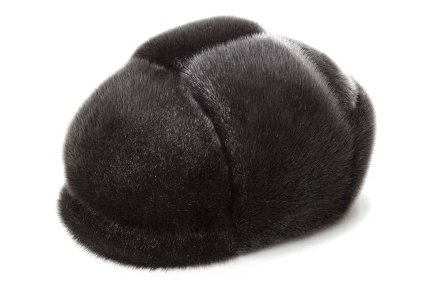 Зимняя шляпа, мех тюленя # 2 в комплекте — стоковое фото