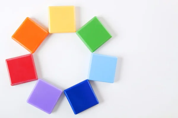 Rainbow colored wheel # 4 — стоковое фото