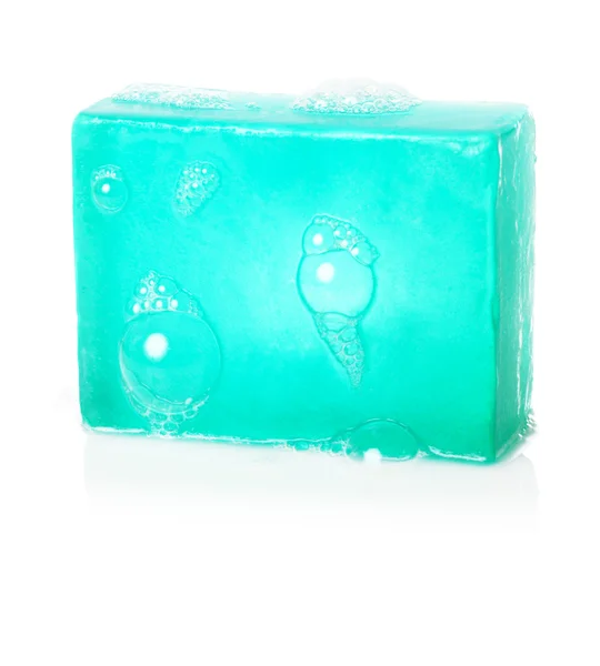 肥皂与泡沫和泡沫 #1 |分离 — 图库照片