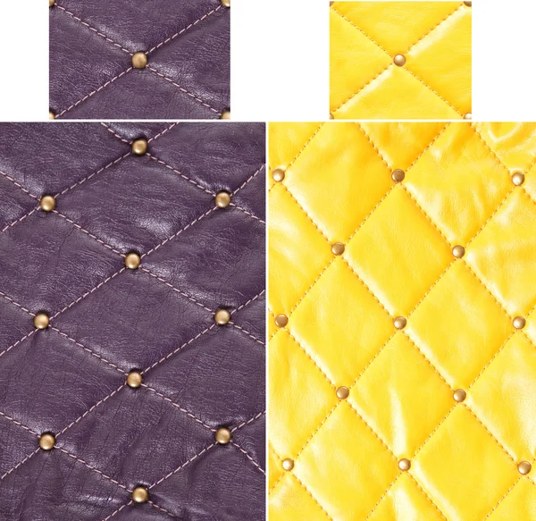 Nahtloses Muster aus Leder | Textur — Stockfoto
