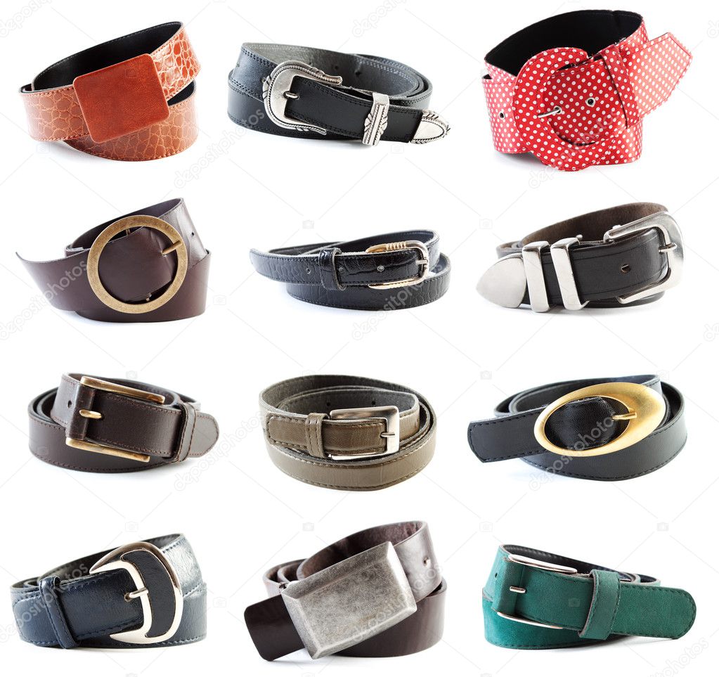 Belts collection #2 | Isolated