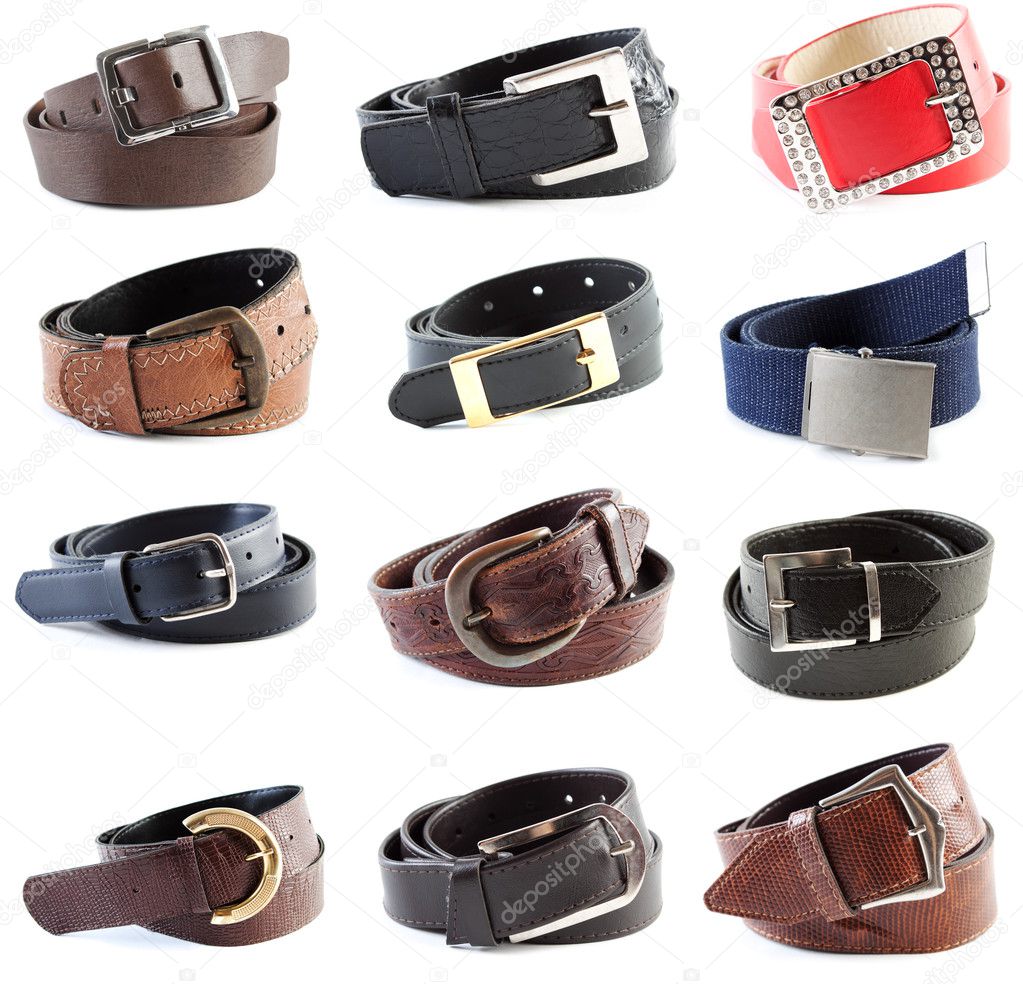 Belts collection #3 | Isolated